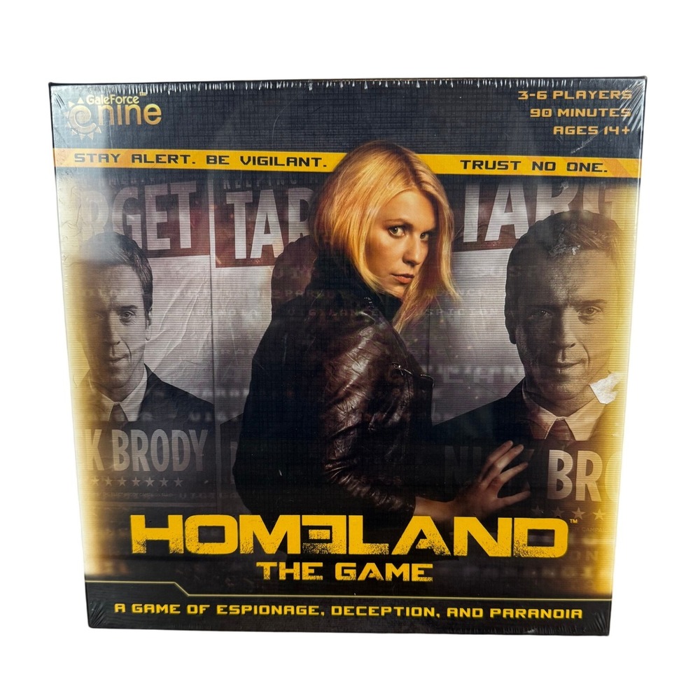 Homeland The Game Espionage Deception‎ and Paranoia Board Game New Sealed